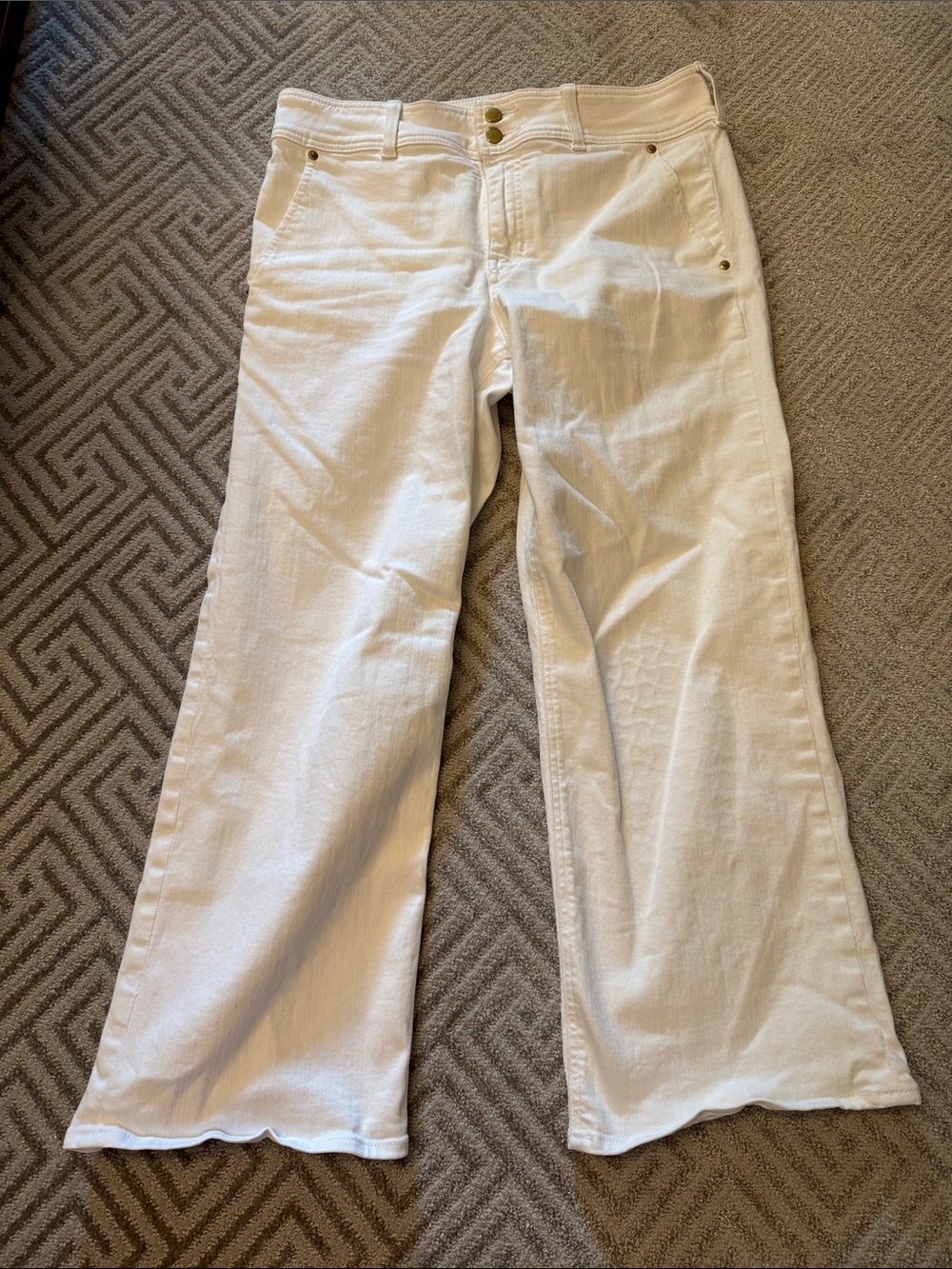 JCrew white denim